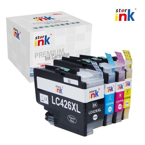 Starink sada nápní LC-426XL BK + C/M/Y pro tiskárny Brother